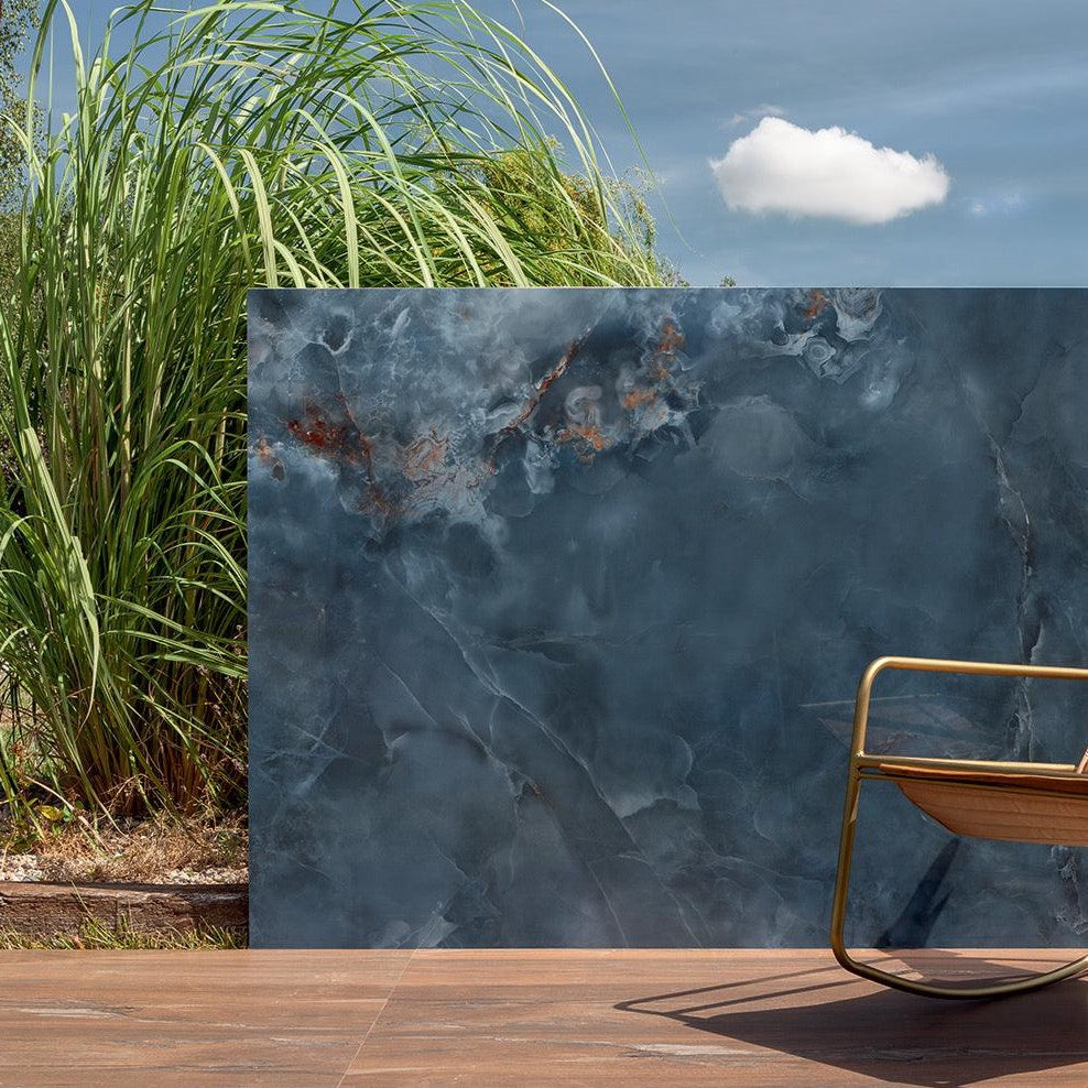Aquamarine navy glans 60x60cm tegel - Tubadzin