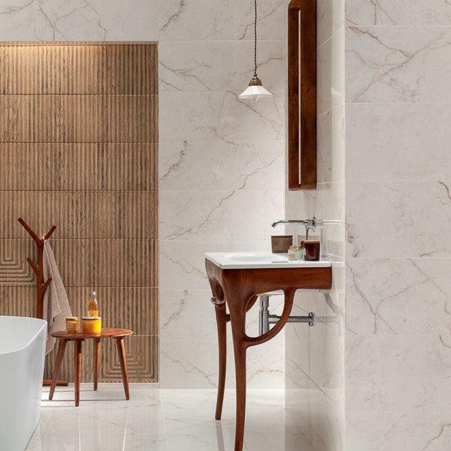 Liberte ivoor glans 60x60cm tegel - Tubadzin