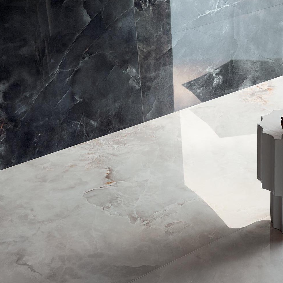 Aquamarine grijs glans 275x120cm tegel - Tubadzin